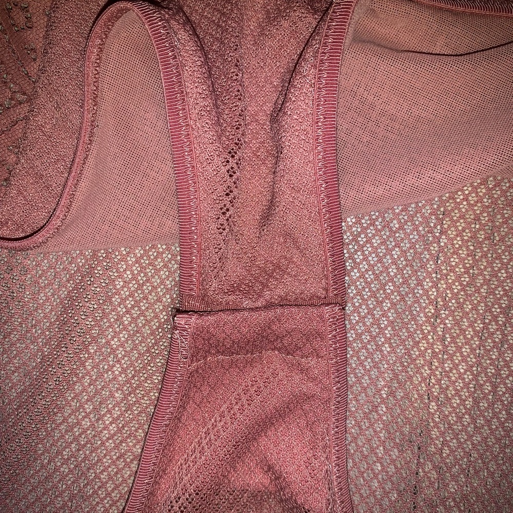 NWT/AERIE AE RUST/BROWN LACE BODYSUIT SIZE: MED - Picture 3 of 7